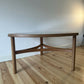 Mid Century Teak Astro Coffee Table Vintage Teak and Glass Table