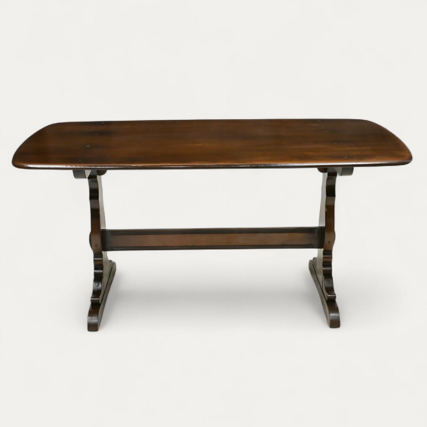 Ercol Refectory Plank Top Dining Table Retro Traditional Finish FREE UK Delivery. SBR10784/0108E