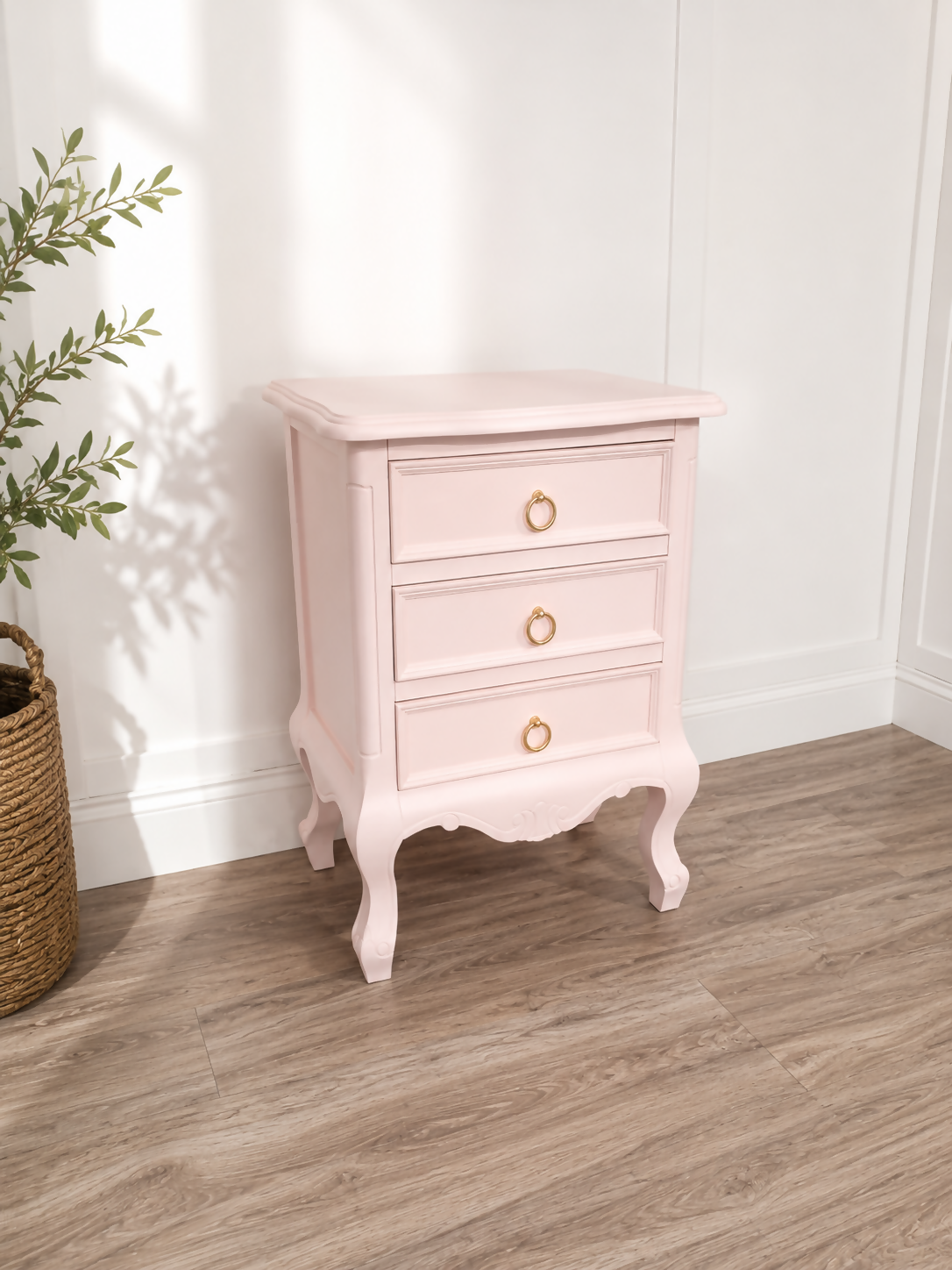 Melody Maison Sophia Pink Bedside Table