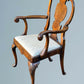A Carved George1st Style Walnut Armchair / Antique Desk Chair
