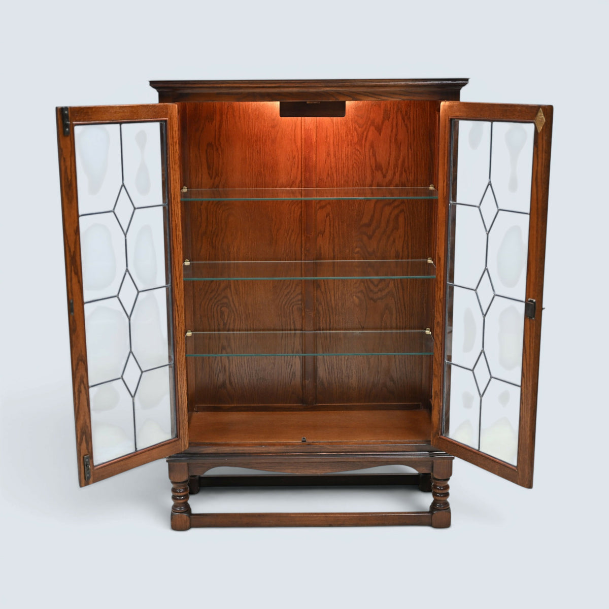 Old Charm Display Cabinet 3 Glass Shelves Model 2091 FREE UK Delivery*