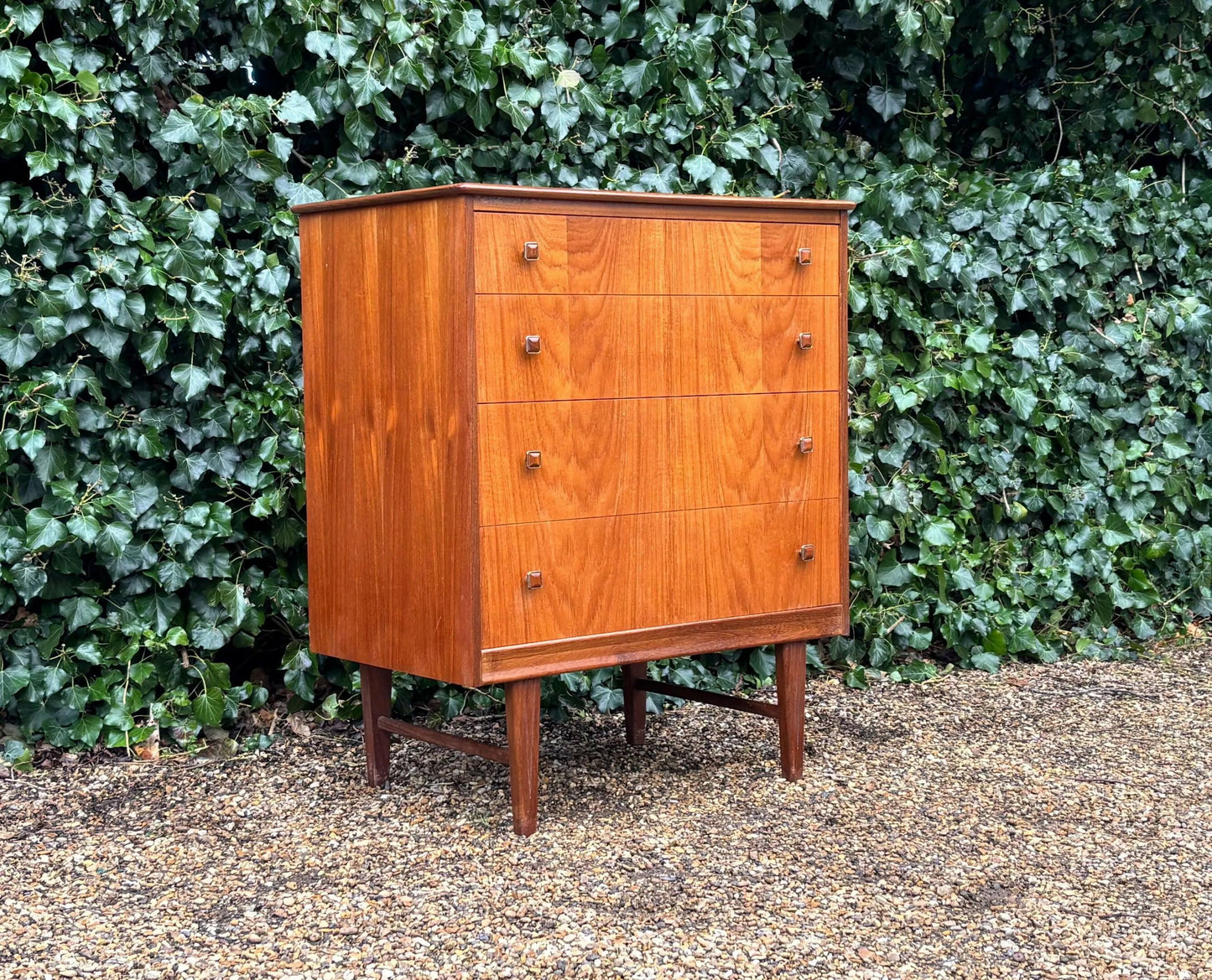 Vintage 1960's Homeworthy Teak Chest Of Drawers