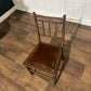 Victorian Mahogany Bobbin leg child's chairc