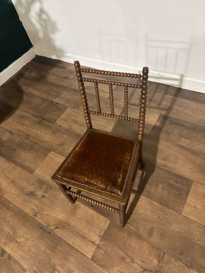 Victorian Mahogany Bobbin leg child's chairc