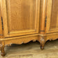 Wardrobe Vintage French Louis XVI Style Oak Four Door Carved Armoire LOT 6387