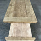 French Oak Farmhouse Kitchen Dining Table With Drawer