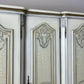 Wardrobe Vintage French Shabby Chic Five Door Carved Armoire Cabinet LOT 6121