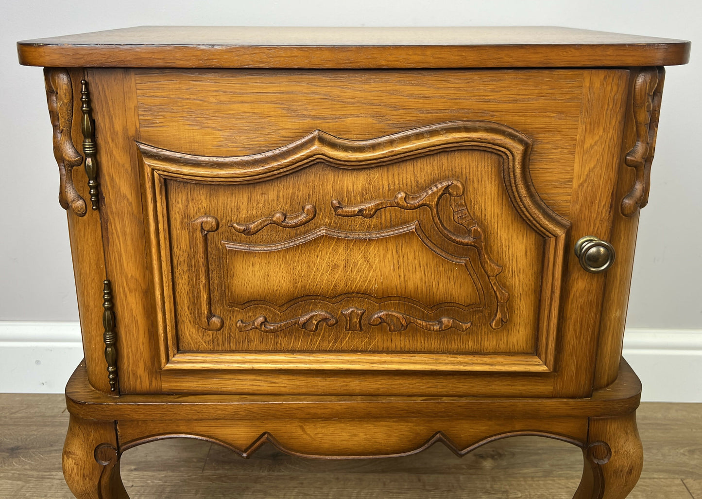 Pair of Bedside Tables Vintage French Louis XVI Nightstands Cabinets LOT 6392