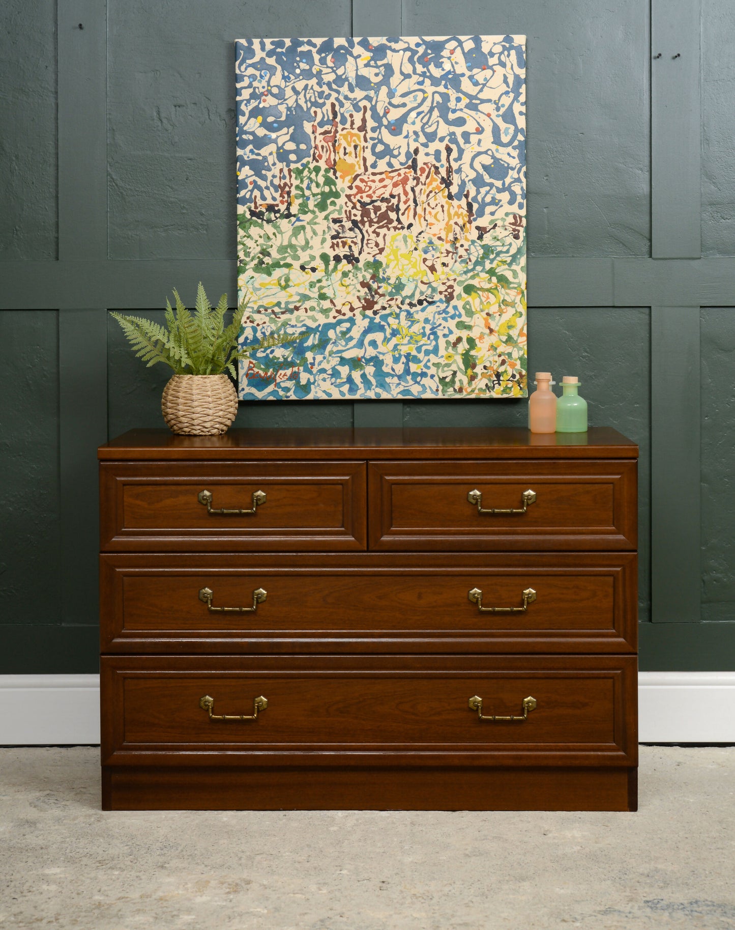 G Plan Garrick Chest of Drawers - Mahogany 1980s