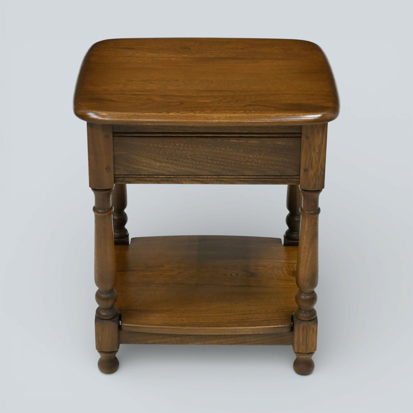 Ercol Lamp/Bedside Table Golden Dawn Finish Mid Century Modern Elm FREE Delivery