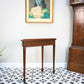 Demi-Lune Side Table Hall Table with Serpentine Front Reproduction