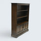 Ercol Wide Medium Bookcase 3 Shelves Cupboard Dark Finish FREE UK Delivery*
