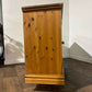 Contemporary Stripped Pine Three Door Cabinet