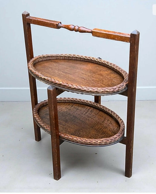 Military side table made by Dunstan’s WWI blinded soldier .