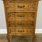 Chest of Drawers Vintage French Louis Oak 4 Drawers Carved Cabinet LOT 6231