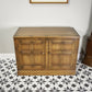 Vintage Ercol Elm Small Cabinet Sideboard TV Unit in Golden Dawn