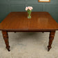 Victorian Oak Wind Out Dining Table with Extension Leaf - 181 cm