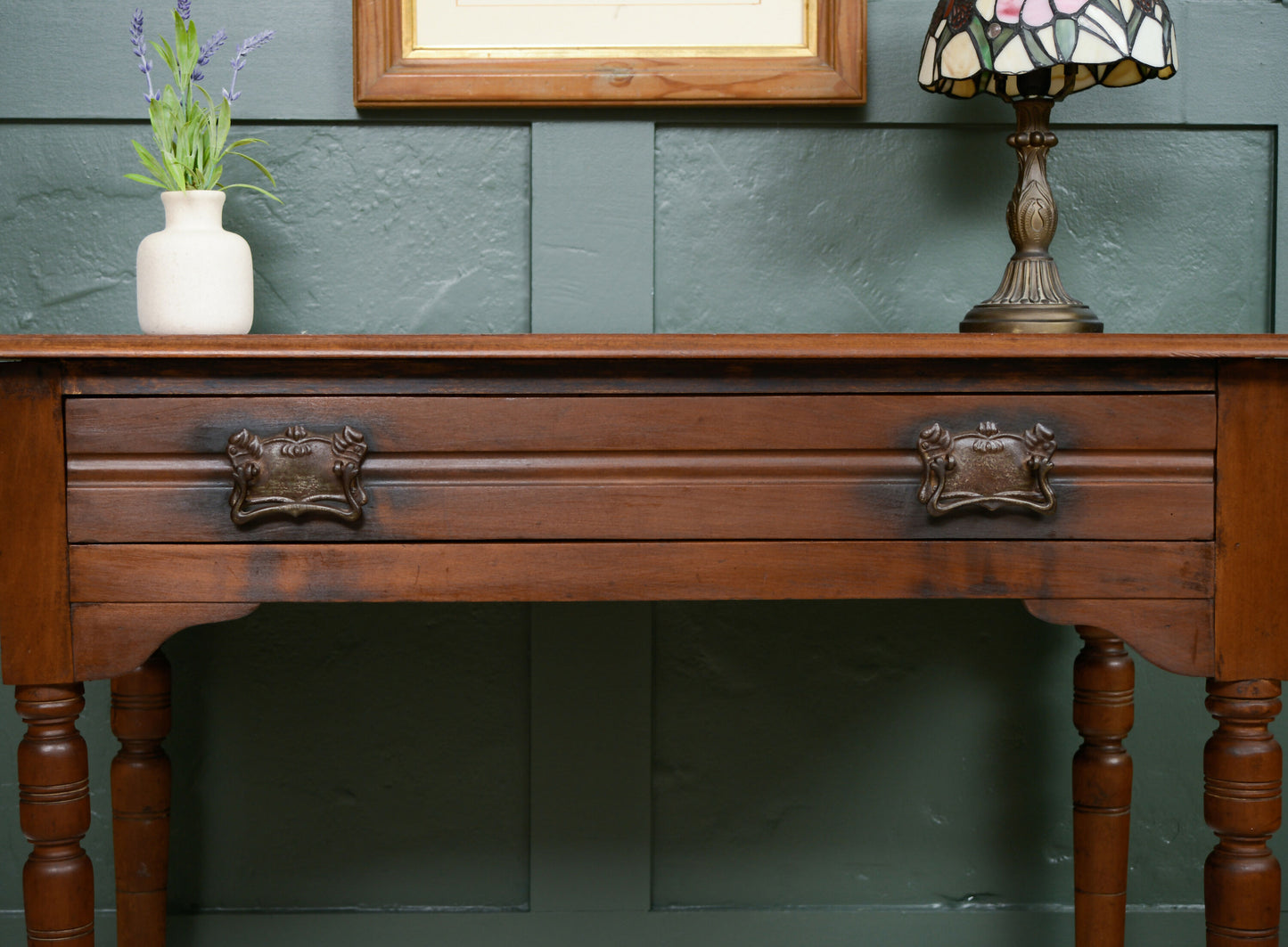 Edwardian Mahogany Console/ Writing Desk - SKU 220