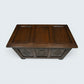 Oak Blanket Box / Coffee Table Carved Front Traditional Finish FREE UK Delivery