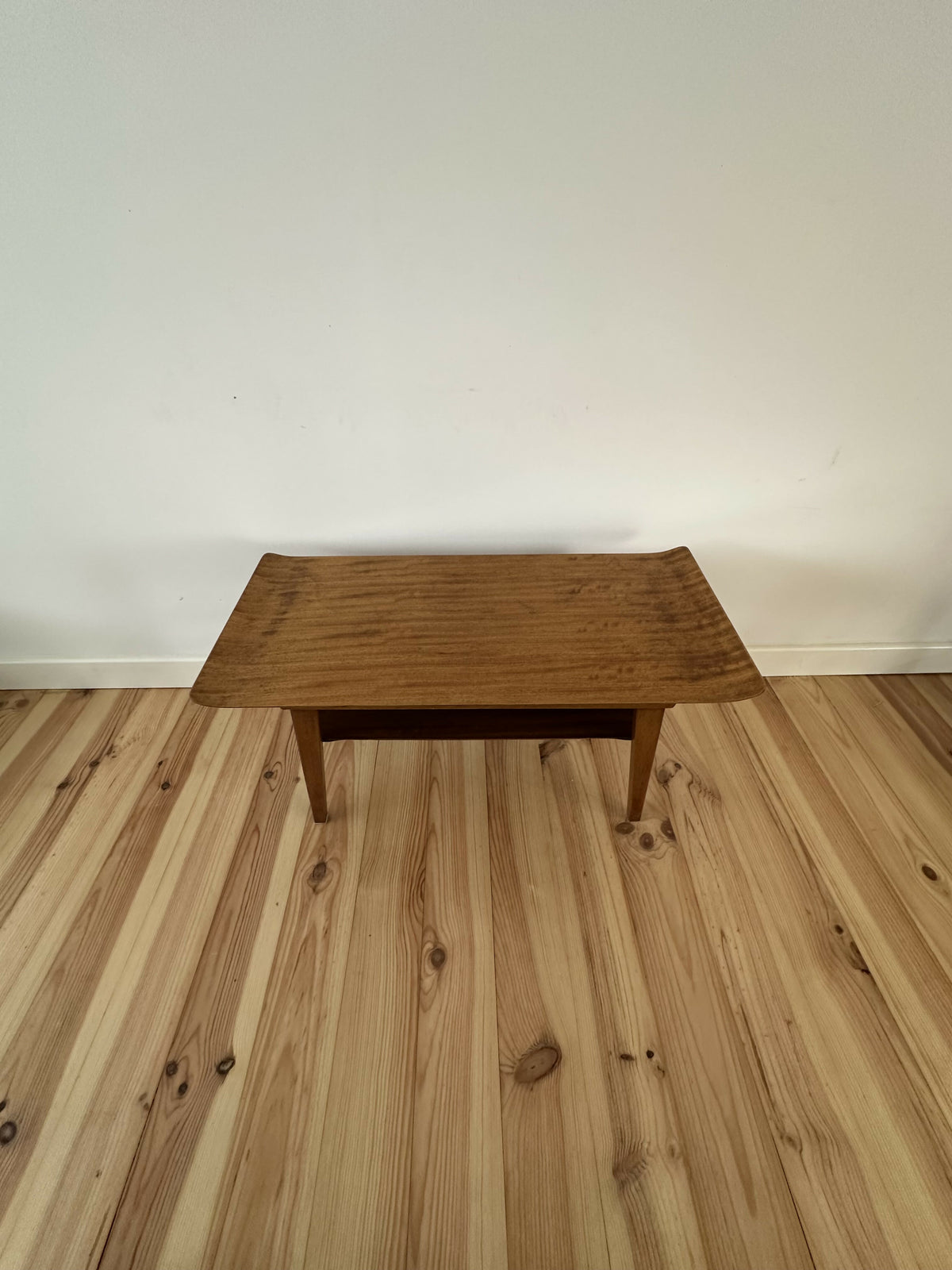 Horatio Myer & Co Bentwood Sleigh Teak And Beech Frame Mid Century Coffee Table