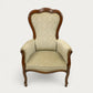 Vintage French Style Armchair Louis Philippe 3 Arch Spoon Back FREE UK Delivery. SBR10825/1308E