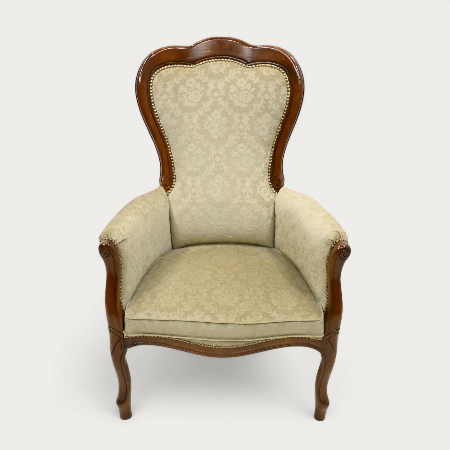 Vintage French Style Armchair Louis Philippe 3 Arch Spoon Back FREE UK Delivery. SBR10825/1308E