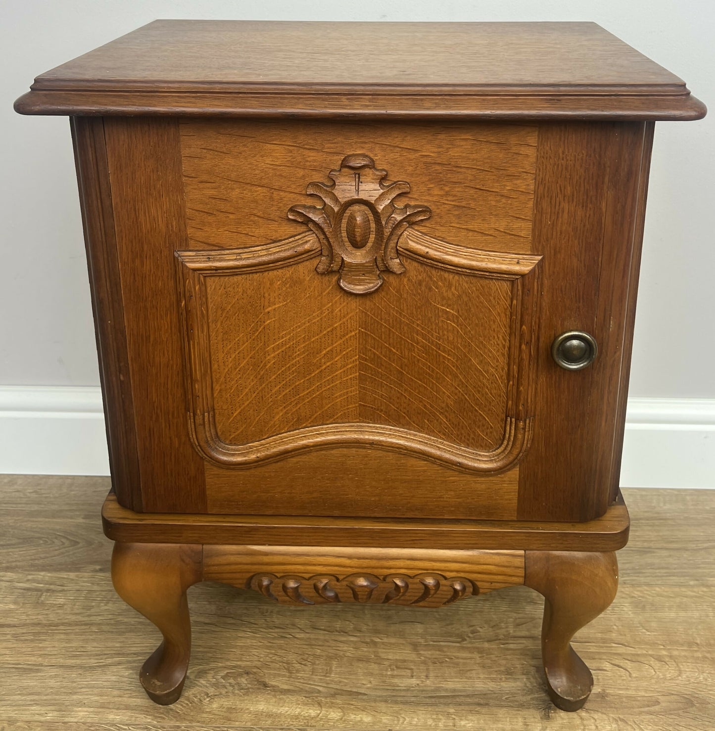 Pair of Bedside Tables Vintage French Louis XVI Nightstands Cabinets LOT 6364