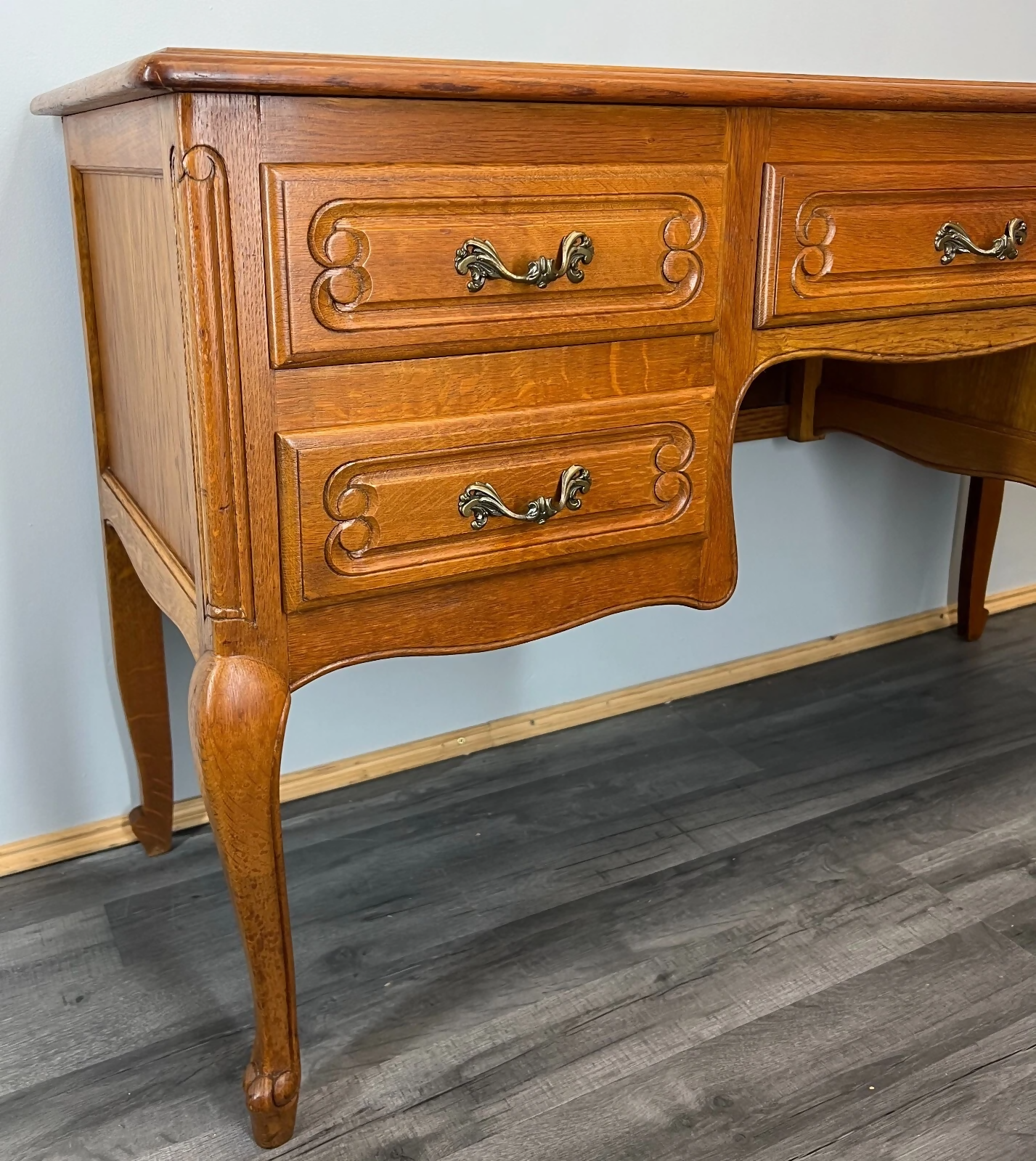 Sideboard Vintage French Louis XIV Style 5 Drawers Storage Unit Cabinet LOT 3569