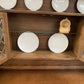 Vintage Old Charm style Oak Large Welsh Dresser Carved Display Cabinet Hutch
