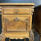 Lovely Pair French Walnut Bedside Cabinets