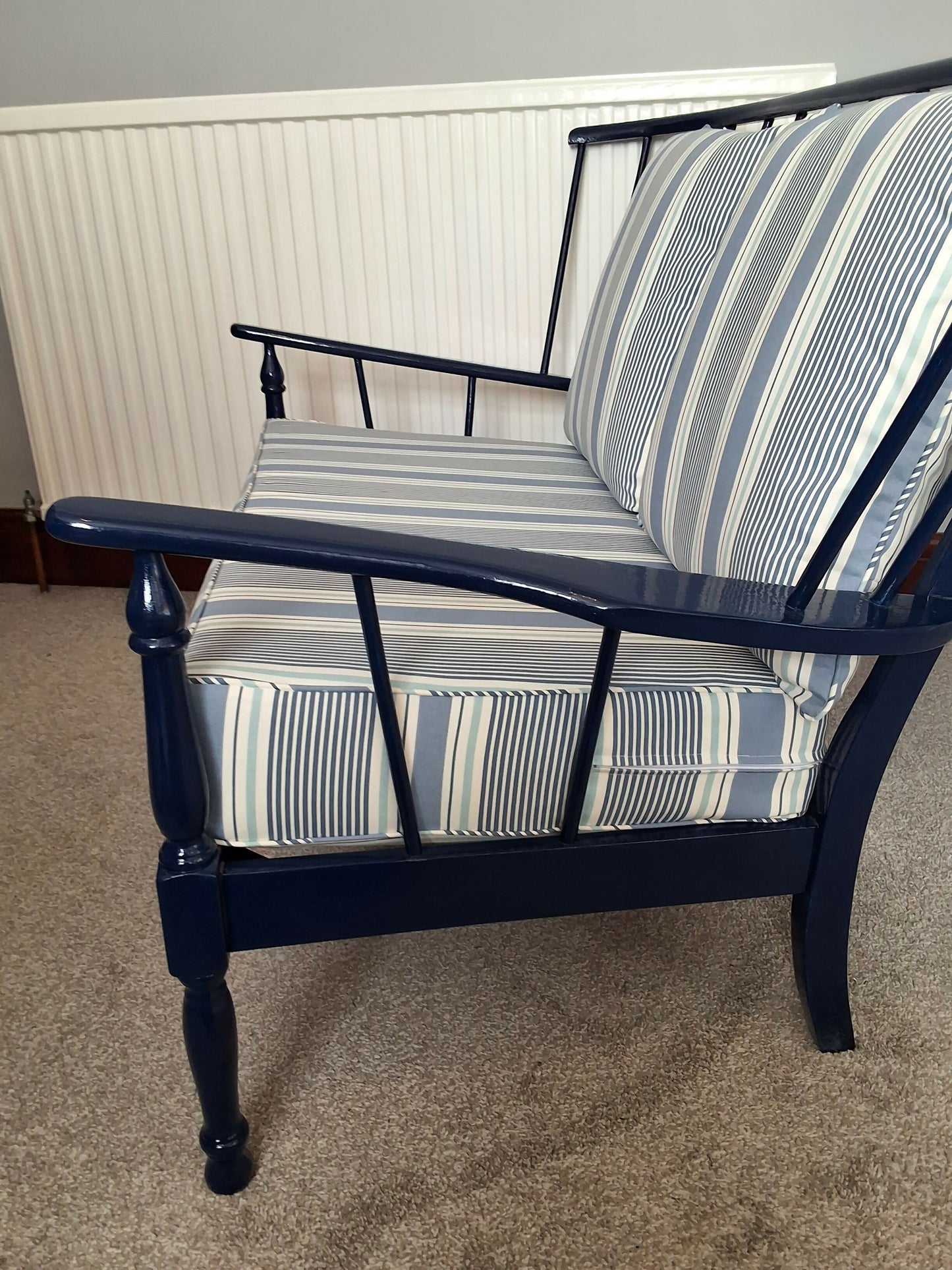 Cottage style two seater sofa