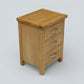 Small Light Oak Chest Of Drawers Bedside 3 Drawers Cabinet FREE UK Delivery*
