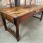 Antique French Fruitwood Refectory Farmhouse Dining Table, c1820. L201