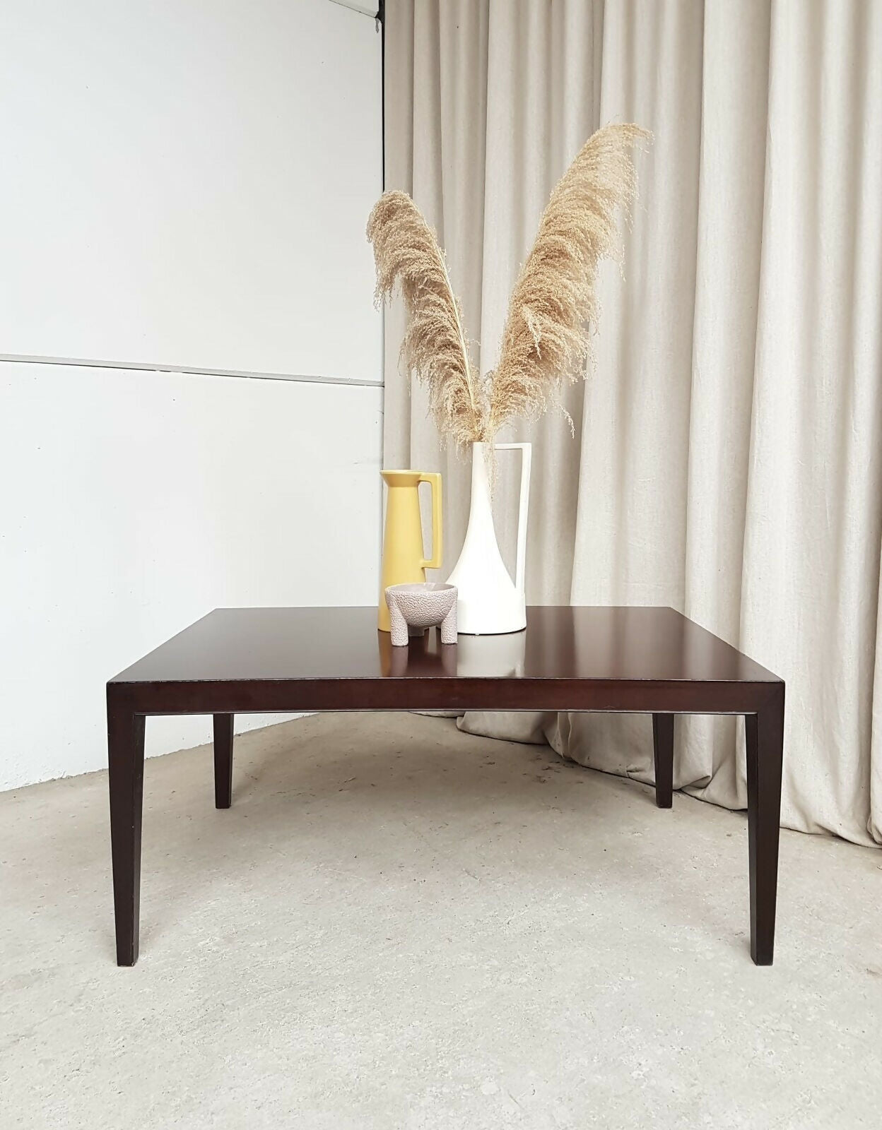 Vintage Mid Century Haslav Danish Rosewood Coffee Table by Severin Hansen Retro R523