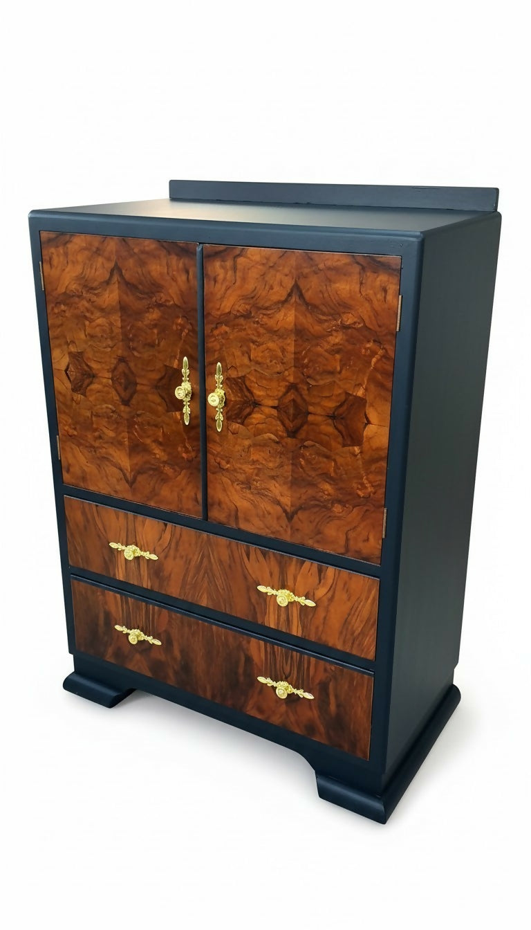 Upcycled 1940's Art Deco Tallboy