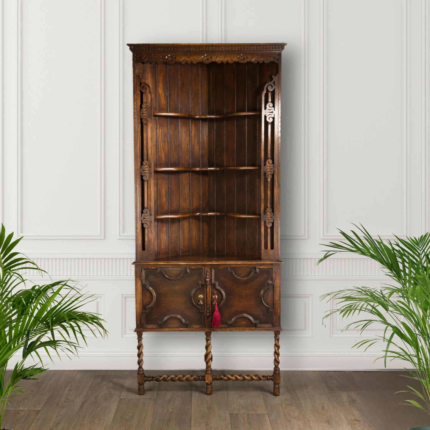 Tall Oak Dresser / Antique Bookshelf