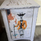 Funky Giraffe Upcycled Bedside Table