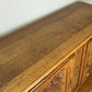 Cabinet Vintage French Louis XIV Style Oak Sideboard Carved Cupboard LOT 6266