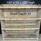 French 19th Century Pine Bakers Rack
