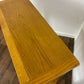 Modern Solid Oak Tall Console Table