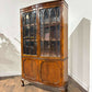 Vintage Mahogany Glazed Bookcase