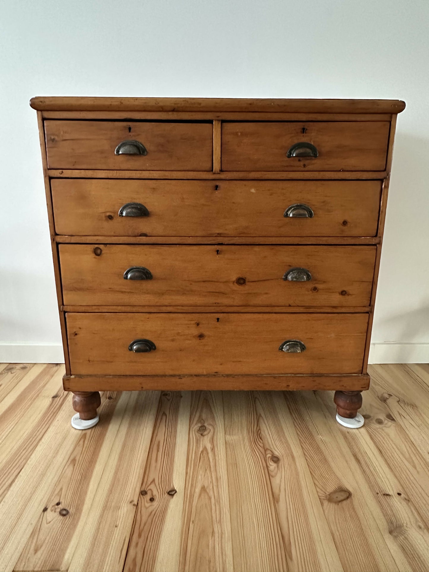 Antique Victorian Pine Chest of Drawers Rustic Solid Pine Chest of Drawers