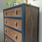 Tall Boy Vintage Chest of drawers refurbished