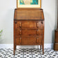 Oak Bureau Handmade Solid Oak with Three Drawers