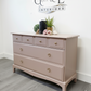 Stag Minstrel Chest of Drawers in pink