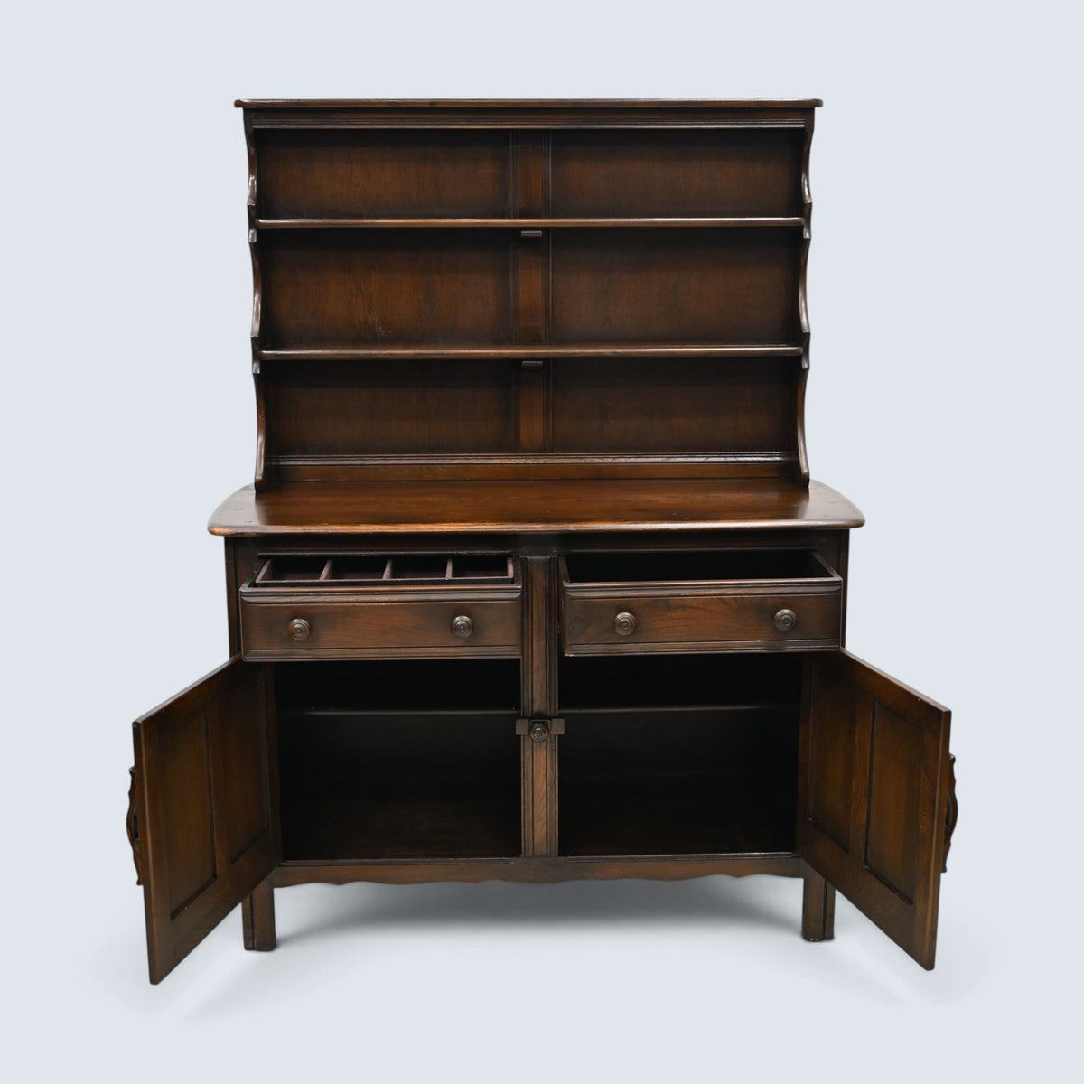 Ercol Old Colonial 2 Door Dresser Traditional Finish Model 331D FREE UK Delivery