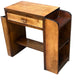Antique Tawa wood Art Deco side table