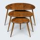 Ercol Pebble Nest Of Tables Ercol's Light Finish Good Condition Free Delivery
