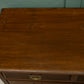 Edwardian Stained Pine Chest of Drawers - 2 Over 2 - Mahogany Finish