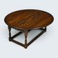 Old Charm Oak Drop Leaf Long Oval Coffee Table Light Oak 2144 FREE UK Delivery